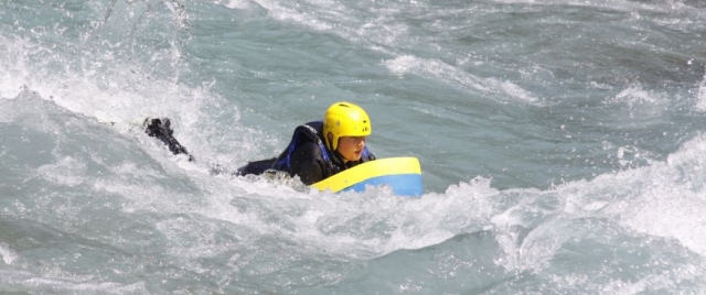  Hydrospeed através do Ubaye 